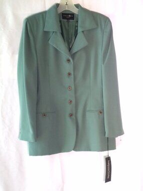 Frances & Rita Mint Green Tailored Blazer Jacket Women's NWT Career Office